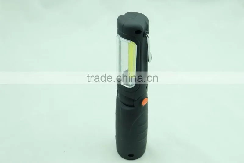 5Led + COB spot working light , pocket working light with magnetic ,3*AAA handing wokring light,Convertible Angle working