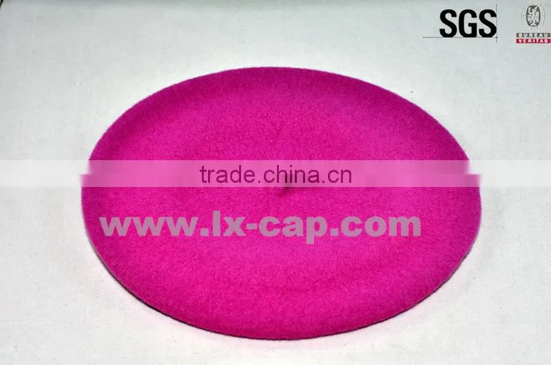 Wool beret fashion women beret solid color