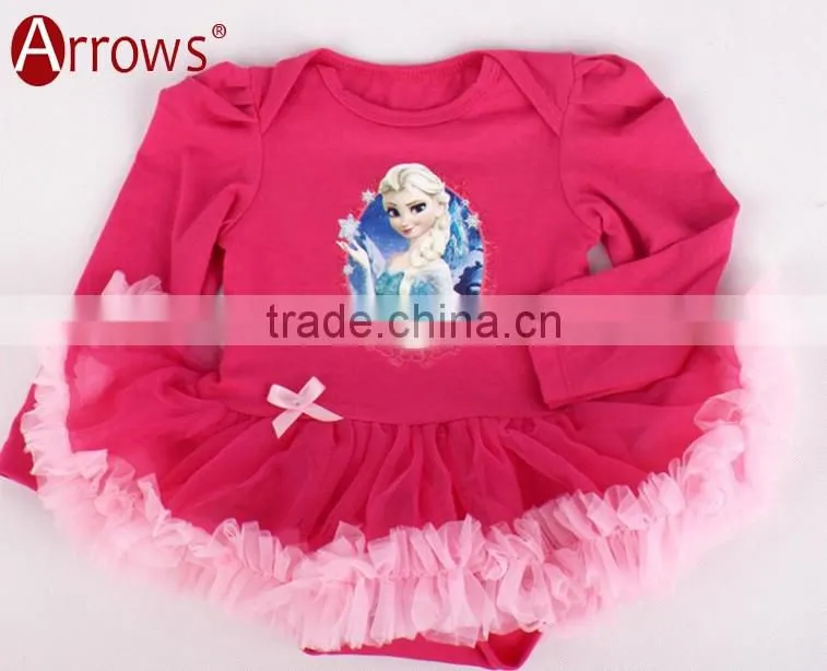 LTZ008-E Toddler Girl Dresses Princess Costume 2016 Brand Kids Dress Girls Clothes Mickey Print Children Dress