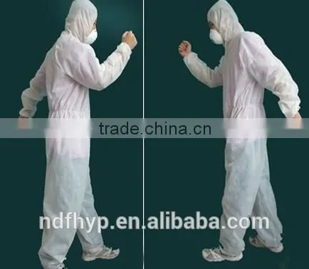 PP disposable cheap coverall