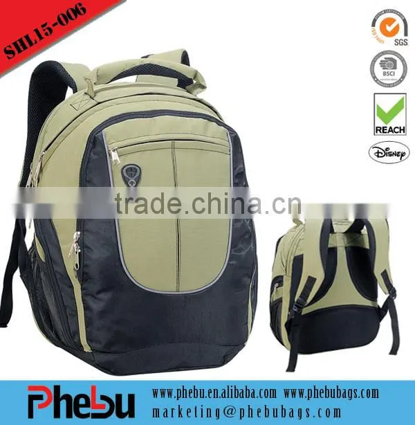 Cheap children backpack with bottle holder