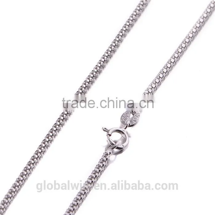 New European Design S925 Sterling Silver Pendant Chain