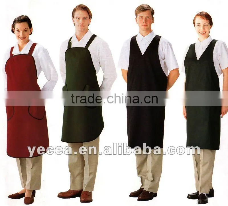 HOT selled unisex resturant chef and waiter apron uniform