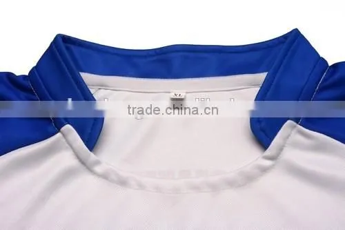 Blue Color Any Style Logo Man Team Rugby Sportswear Jersey Uniform