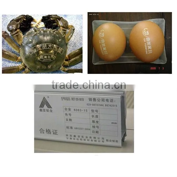 Bottum Price!! aluminium can lid 50w/75w/100w online flying yag laser marking machine