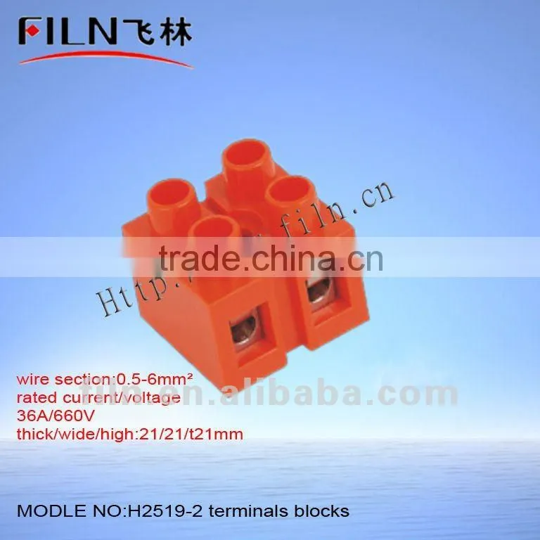 H2519-3 pin header terminal block