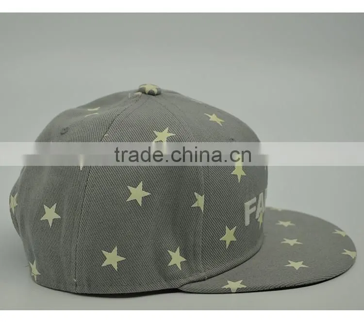 New Fashion Custom Cotton Embroidery Snapback Cap Flat Brim Hats And Caps