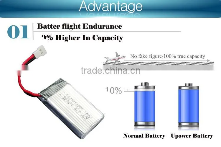 high power density lithium polymer battery 3.7V 500mah single cell lipo battery