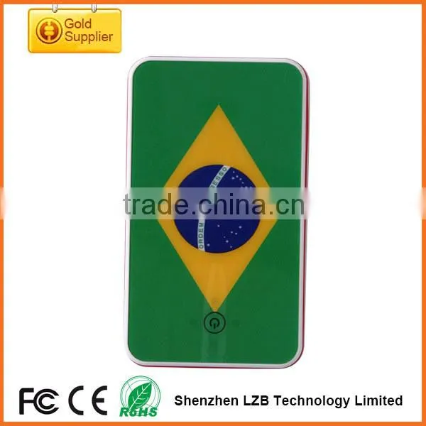 New arrival fashionable world cup promotion gifts best hot selling powerbank, recharge powerbank