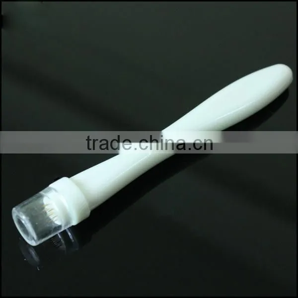 ABS white handle 12/75/200 micro needle derma stamp eyebrow needle derma roller manufacturer