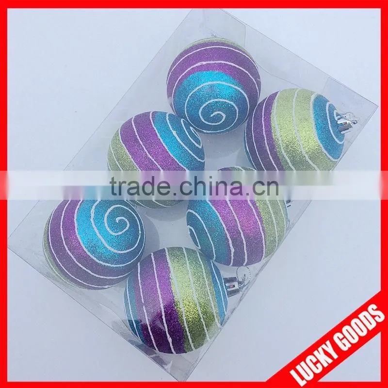 Giant size shatterproof christmas ball unit packing christmas day decoration tree hanging