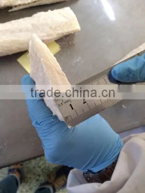 High quality dry salted pollock loin