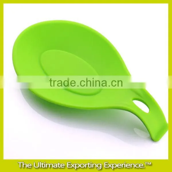 silicone spoon rest,silicone spoon mat, silicone spoon holder,food grade kitchen silicone spoon rest