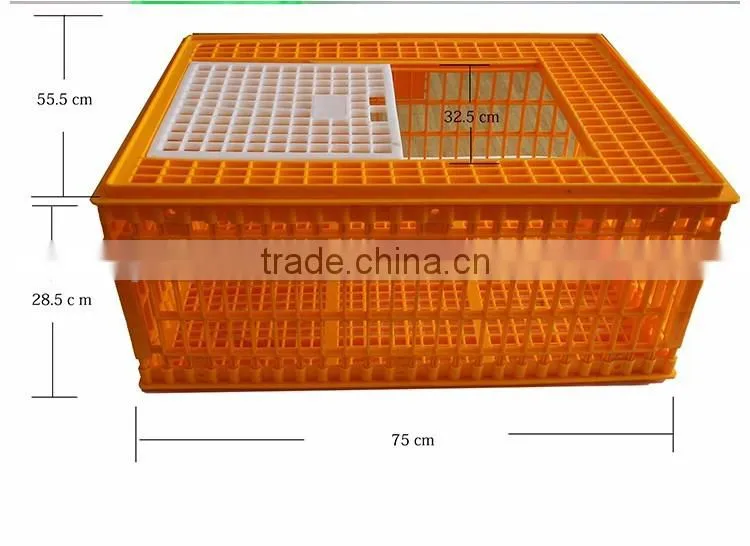 Poultry Plastic Chicken Transport Stackable Cage for Child Chicken