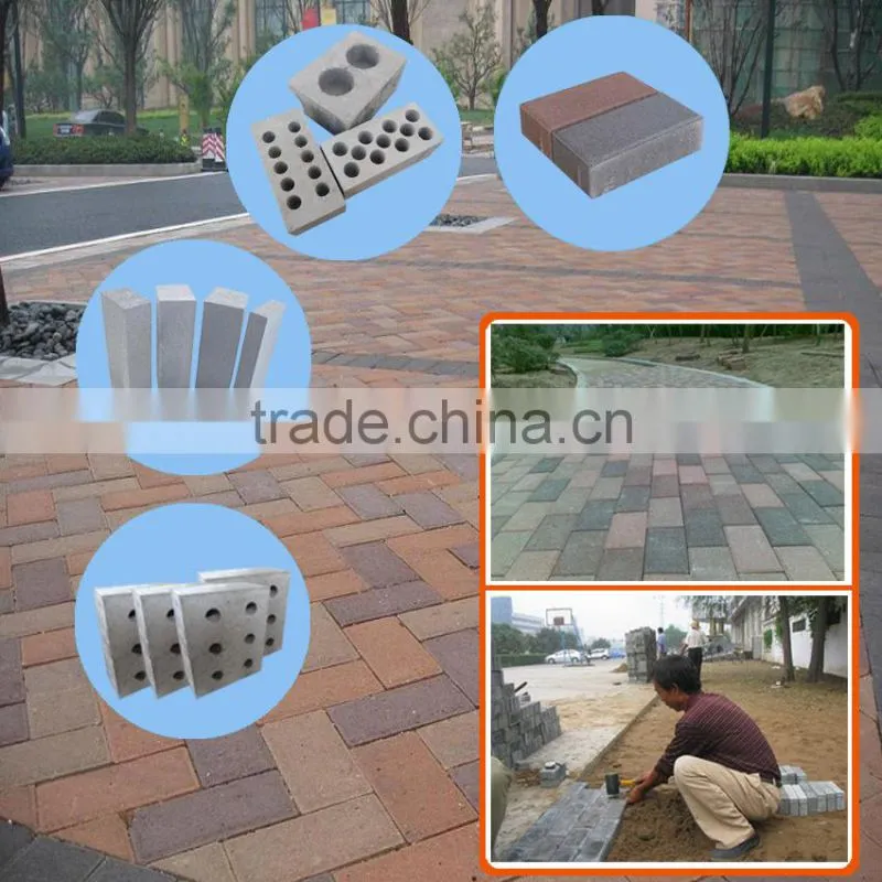 Qurry dust non-burn concrete batching plant lowest price brick making machine