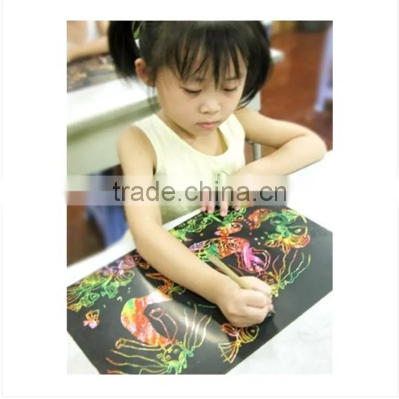 wholesale high quality scratch drawing paper supplier