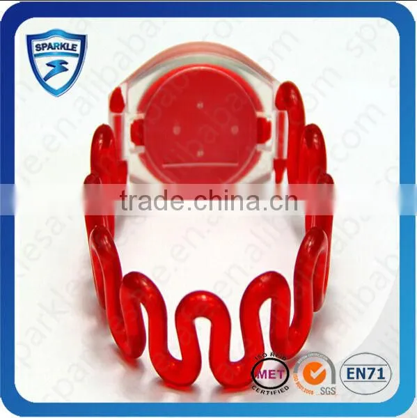 customized waterproof rfid silicone vibrating wristband bracelet