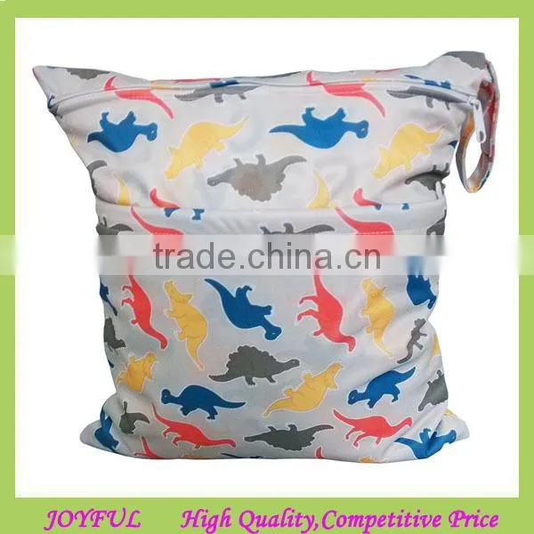 New Arrival Zippered Waterproof Wet Diaper Bag