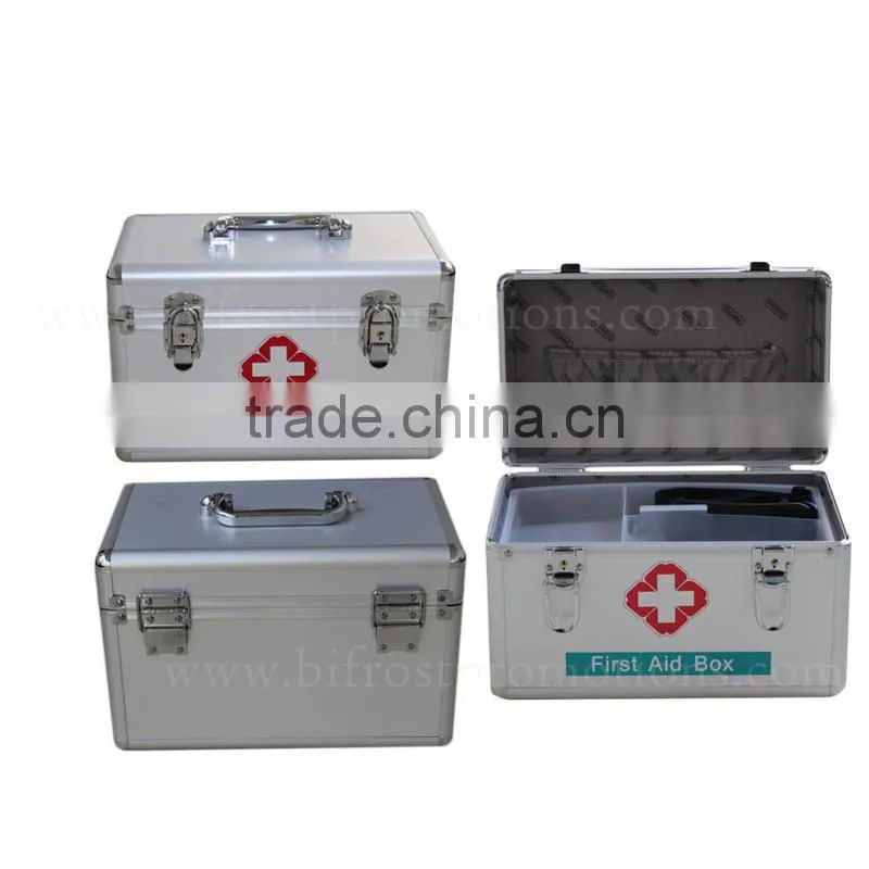 Household Medical Aluminum First Aid Kit
