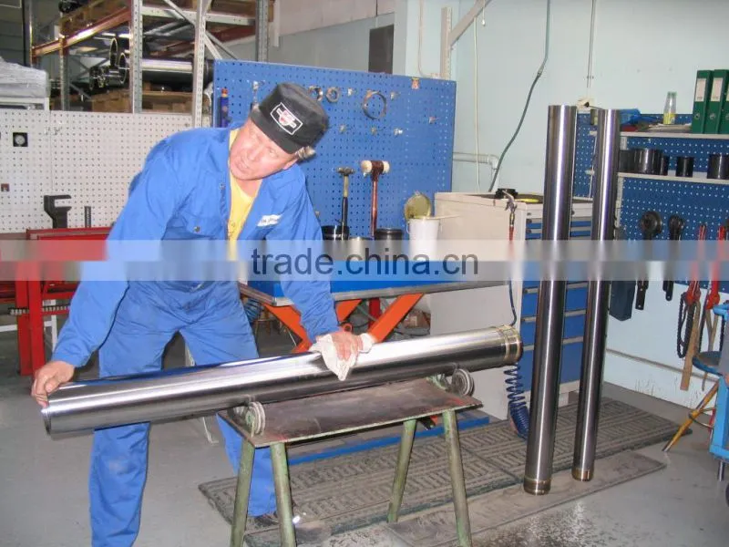 strong telescopic hydraulic cylinder for dumpers dump trucks