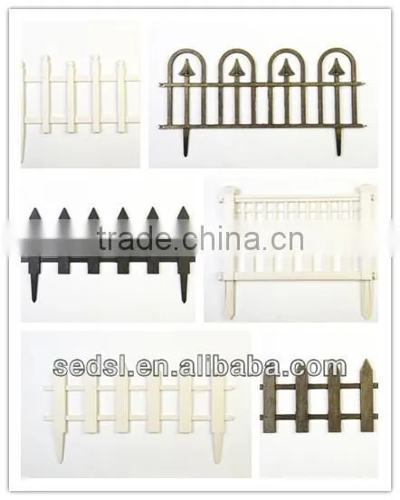 Garden Black Plastic Fence - WL-001W