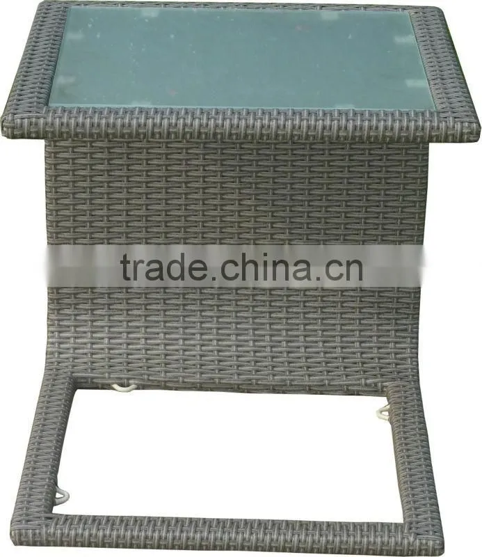 Modern design glass tea table side coffee table