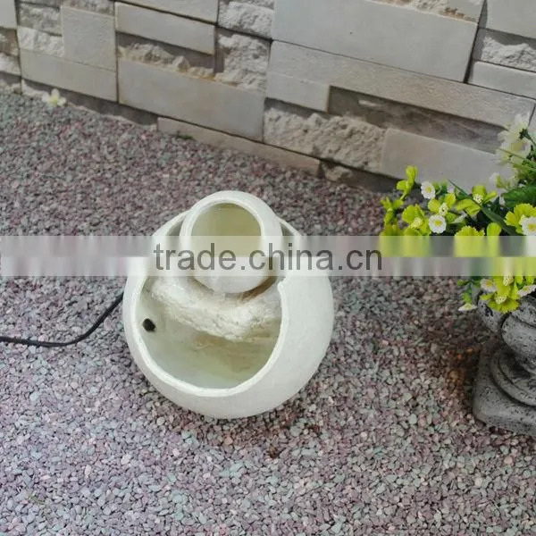 Broken Pot Tabletop Water Fountain