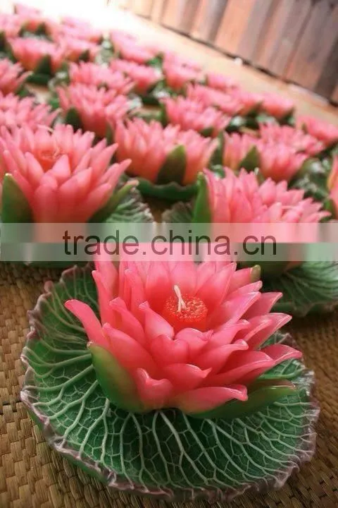 Aroma flower candle from Thailand.
