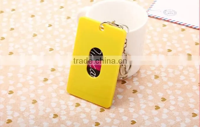 N119 cartoon bus card set of document sets work permit card badges luggage tag with a lanyard Lanyard