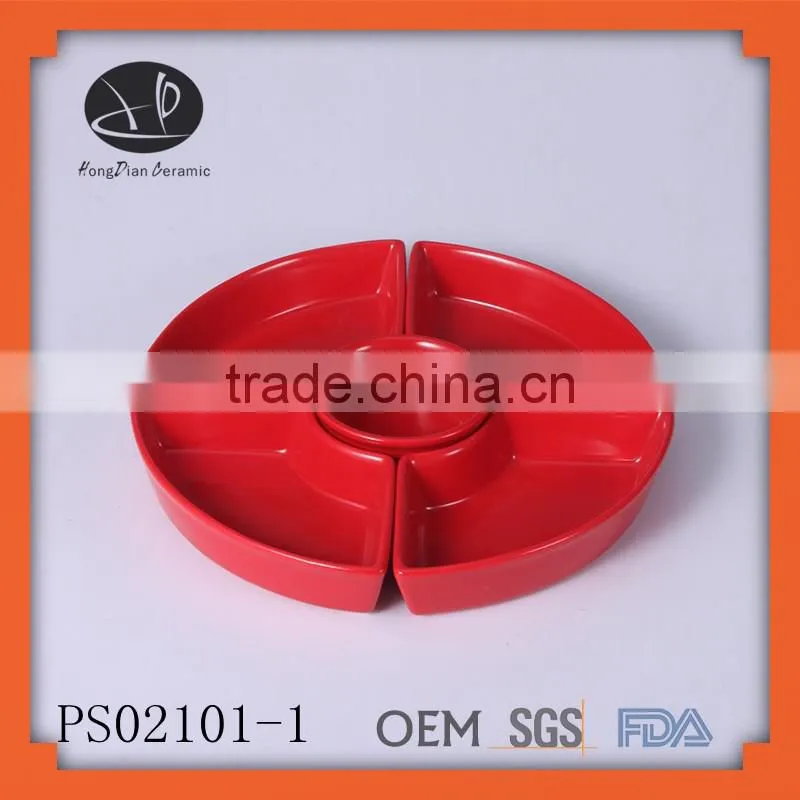 innovative plate set,stoneware dinnerware,color ceramic plate set