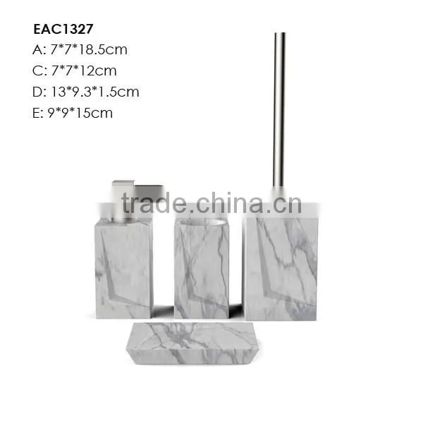 Handmade luxury concrete bath sets with colorful customized