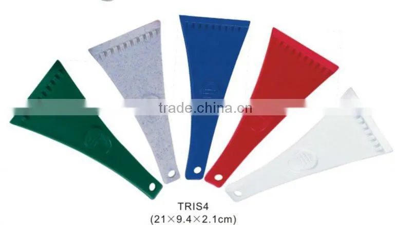 plastic scraper for remove ice and snow with logo for promotional