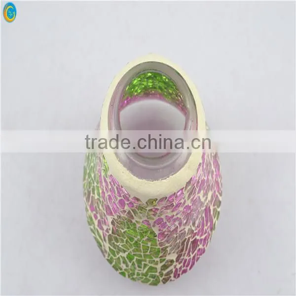 2014 Glass Mosaic Candle Holders