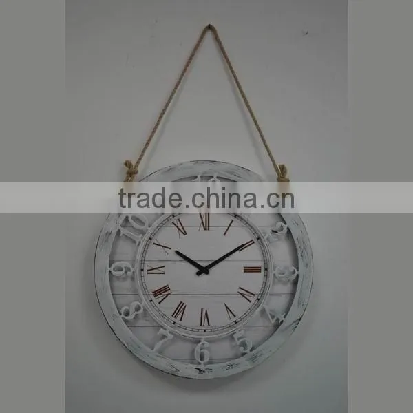 Metal Hanging Wall Clock