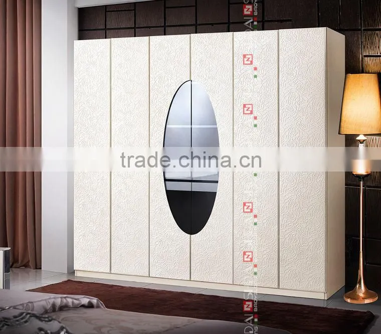 Modern Design gloss White Lacquer wardrobe, Contemporary bedroom wardrobe designs , Cheap Bedroom wall wardrobe design LV-F801