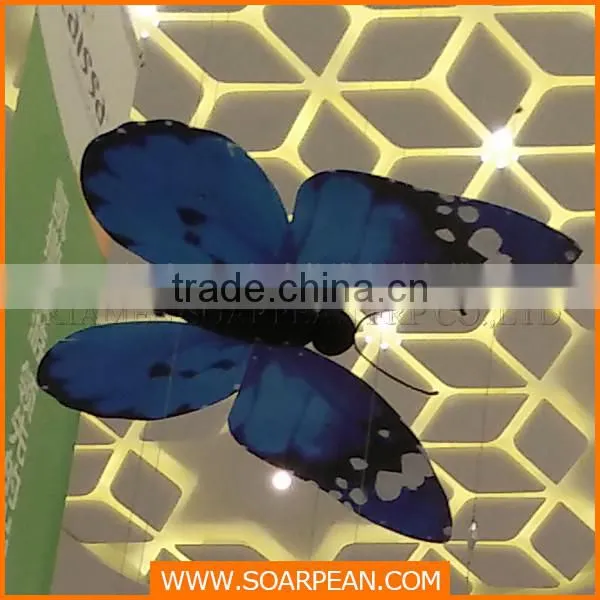Shopping mall decorative flying butterfly PVC display props