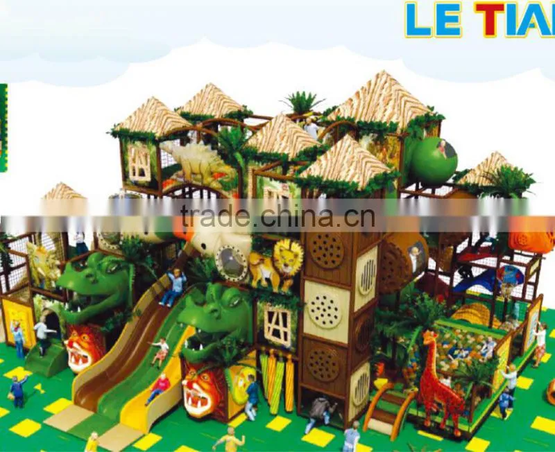 JUNGLE THEME KIDS INDOOR PLAYGROUND EQUIPMENT PRICES LT-1011B