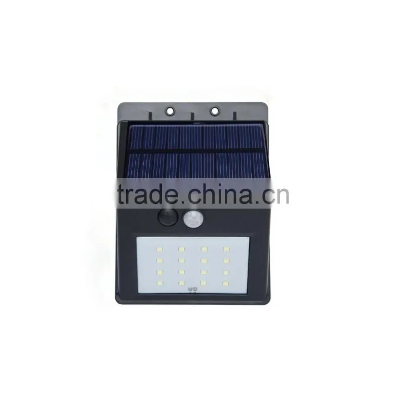 Advanced Waterproof 16led light wall garden outdoor security solar light