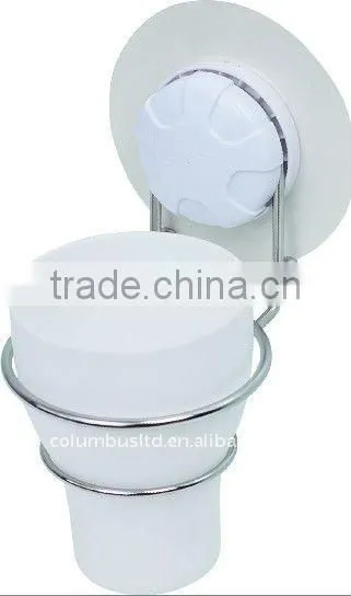 Suction bathroom accessories toilet brush holder