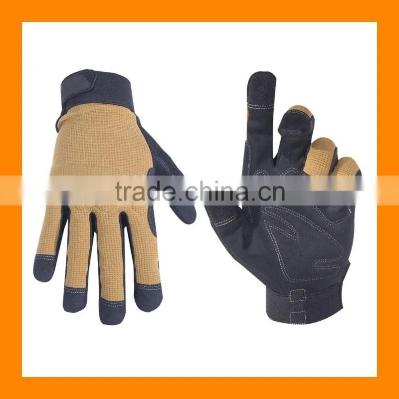 Best Price Custom Leathercraft Workright Handyman Flex Grip Work Gloves Industrial Safety Hand Mechanic Glove