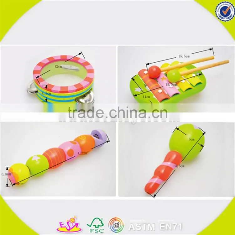 Wholesale newest instrument sets toy popular wooden instrument sets toy hot sale wooden instrument sets toy W07A057