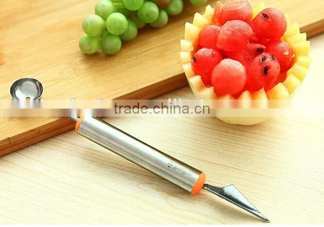 Multifunction Fruit Salad tool , Melon baller & Carving knife