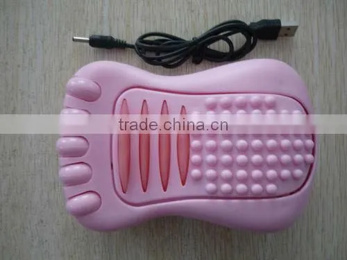 battery foot massager/2013 newest abs Electric foot massager with usb