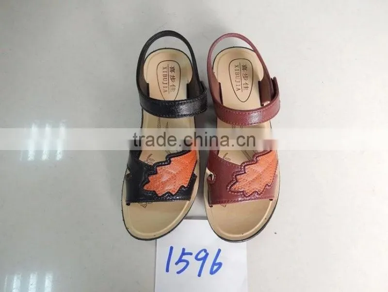 leather ladies summer sandal