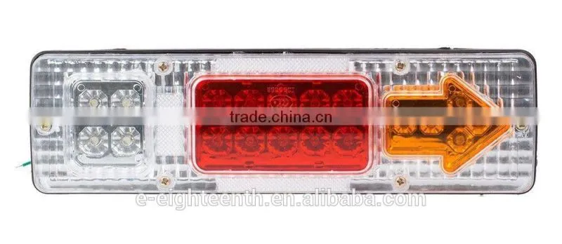 2016 new 12V 24V LED light Rear Turn Signal Truck Trailer Caravan Led Trailer Tail Lights Stop Rear Tail Indicator Light