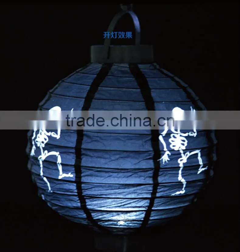 Halloween LED Lantern LED pumpkin Lantern LED paper Lantern wholesale