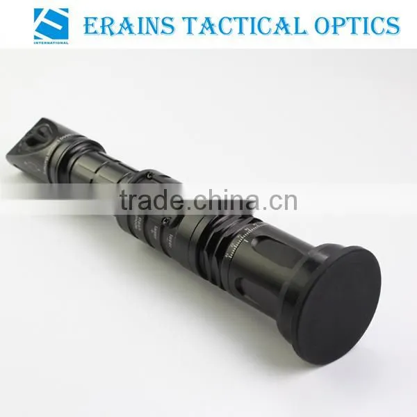 Suzero Output power 20-100mw adjustable Long Distance tactical Green Laser Flashlight Designator Illuminator Torch