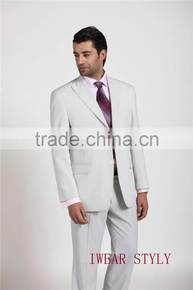 Stripe 2PCS business suits for man / jacket & pant