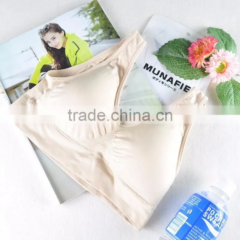 Latest design ladies sexy munafie sports bra