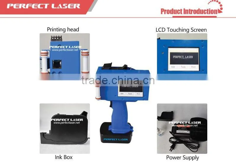 Hot-selling Handled Inkjet Printer, Inkjet Printer for Expire Box, Date Code Printing
